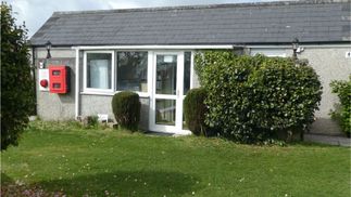 main building on the campsite 