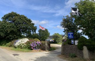 entrance to campsite